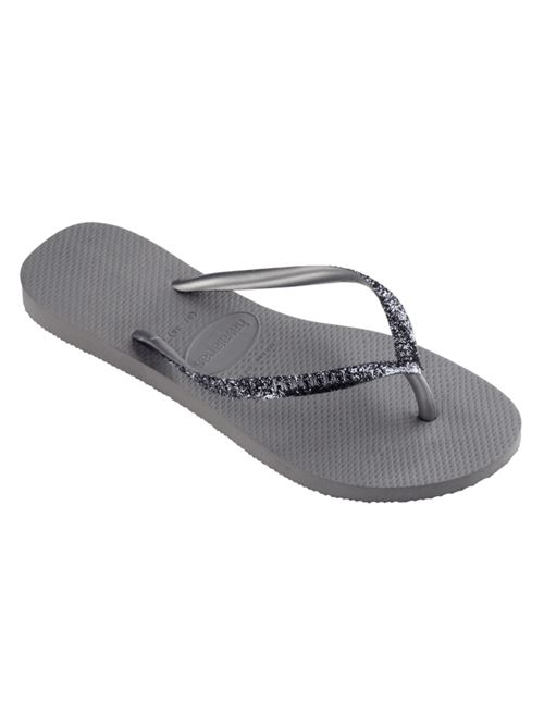 Infradito donna colore Steel Grey HAVAIANAS | SLIM GLITTER IISTEEL GREY